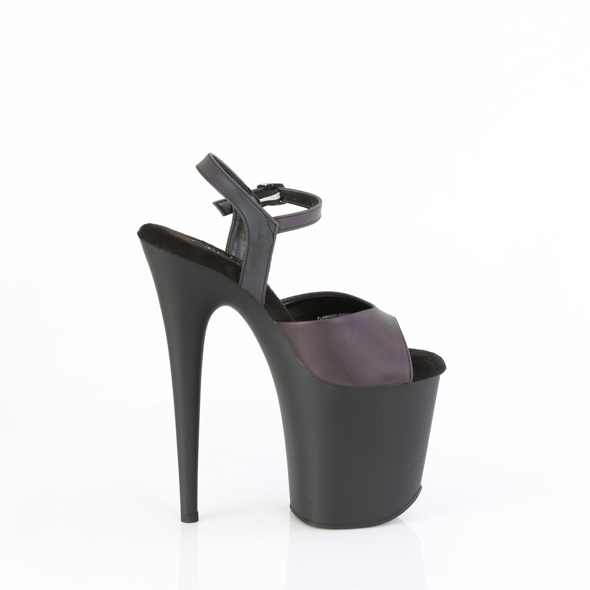 Pleaser FLAMINGO-809refl vert multi-réflexion / blk mat