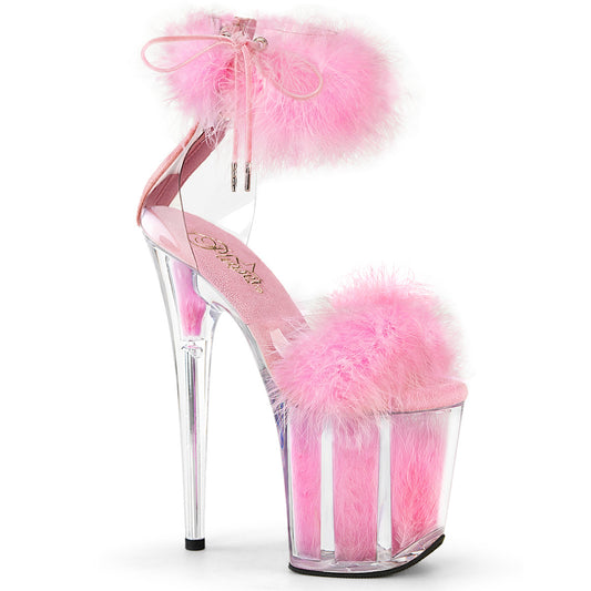 Pleaser   FLAMINGO-824f CLR-B. Fourrure rose / m