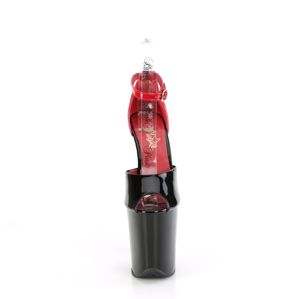 Pleaser FLAMINGO-868 BLK-RED PAT / BLK RED