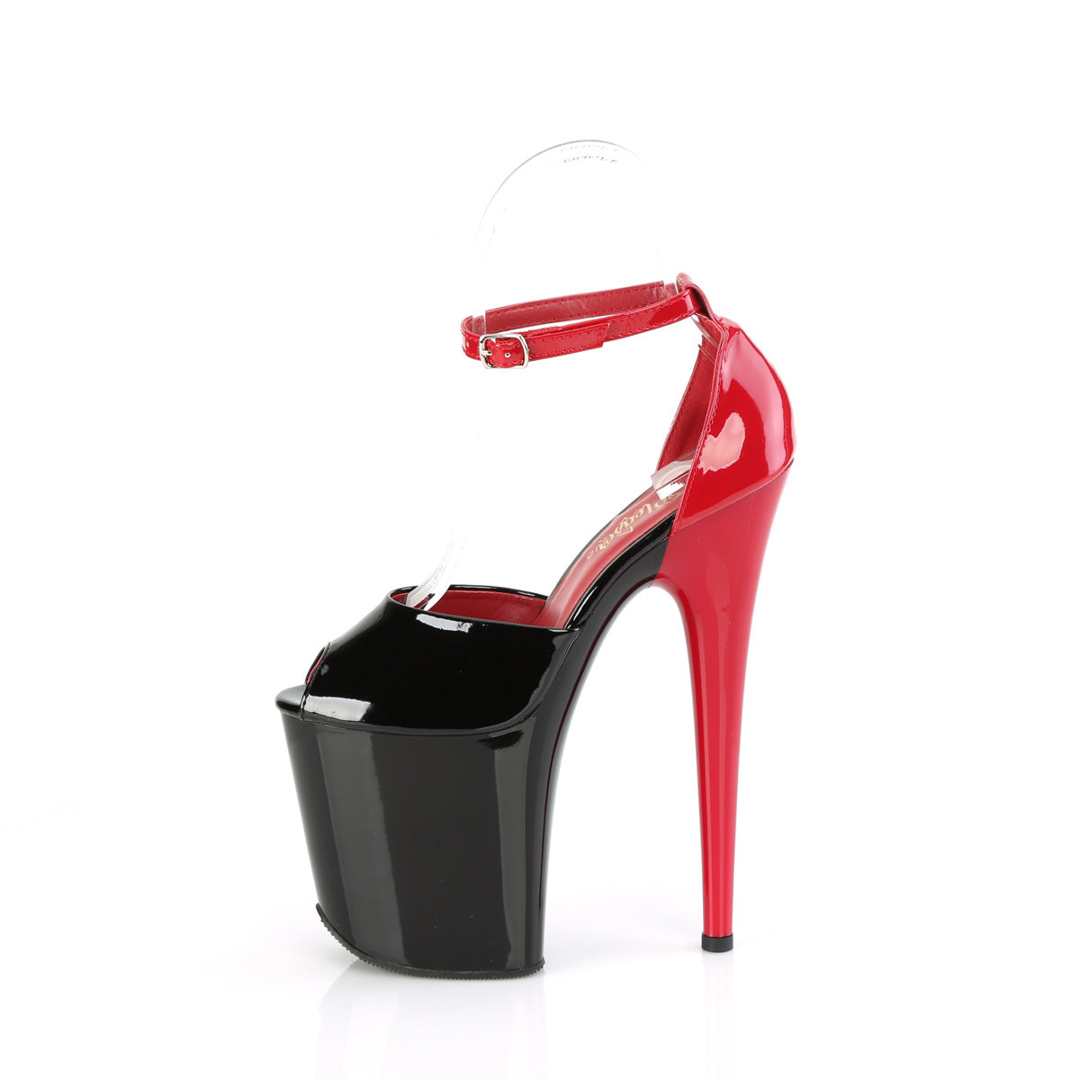 Pleaser FLAMINGO-868 BLK-RED PAT / BLK RED