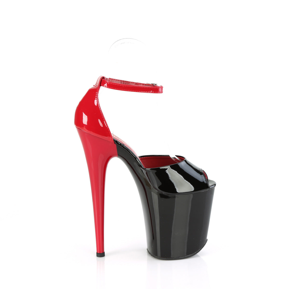 Pleaser FLAMINGO-868 BLK-RED PAT / BLK RED