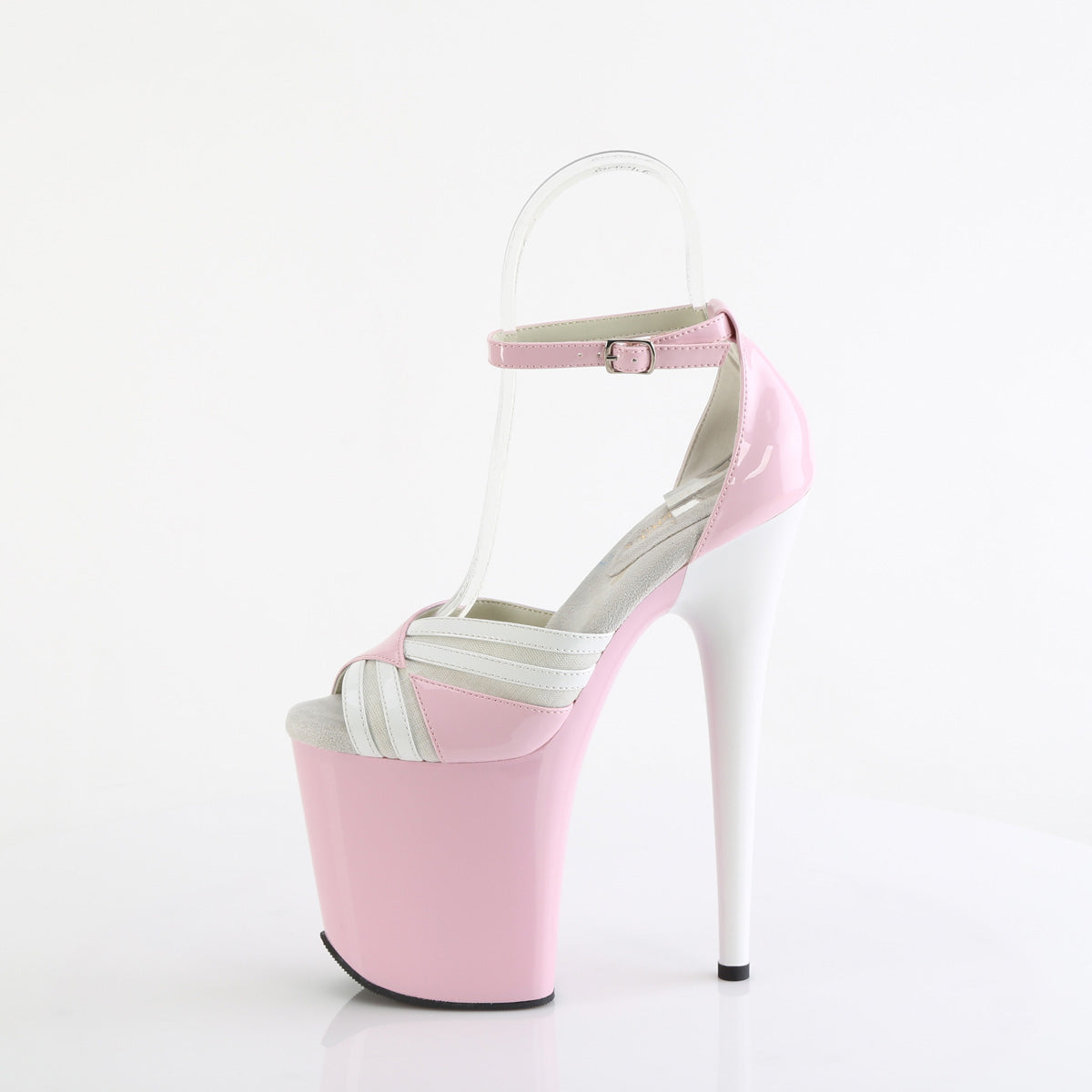 Pleaser FLAMINGO-884 B. Pink-wht / rose-wht