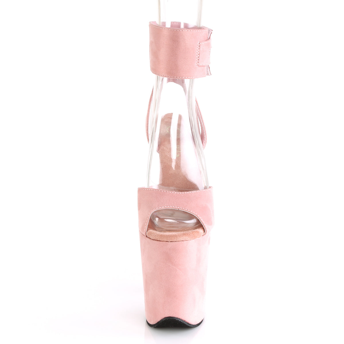 Pleaser Sandales pour femmes FLAMINGO-891 Faux daim rose / daim fausse rose