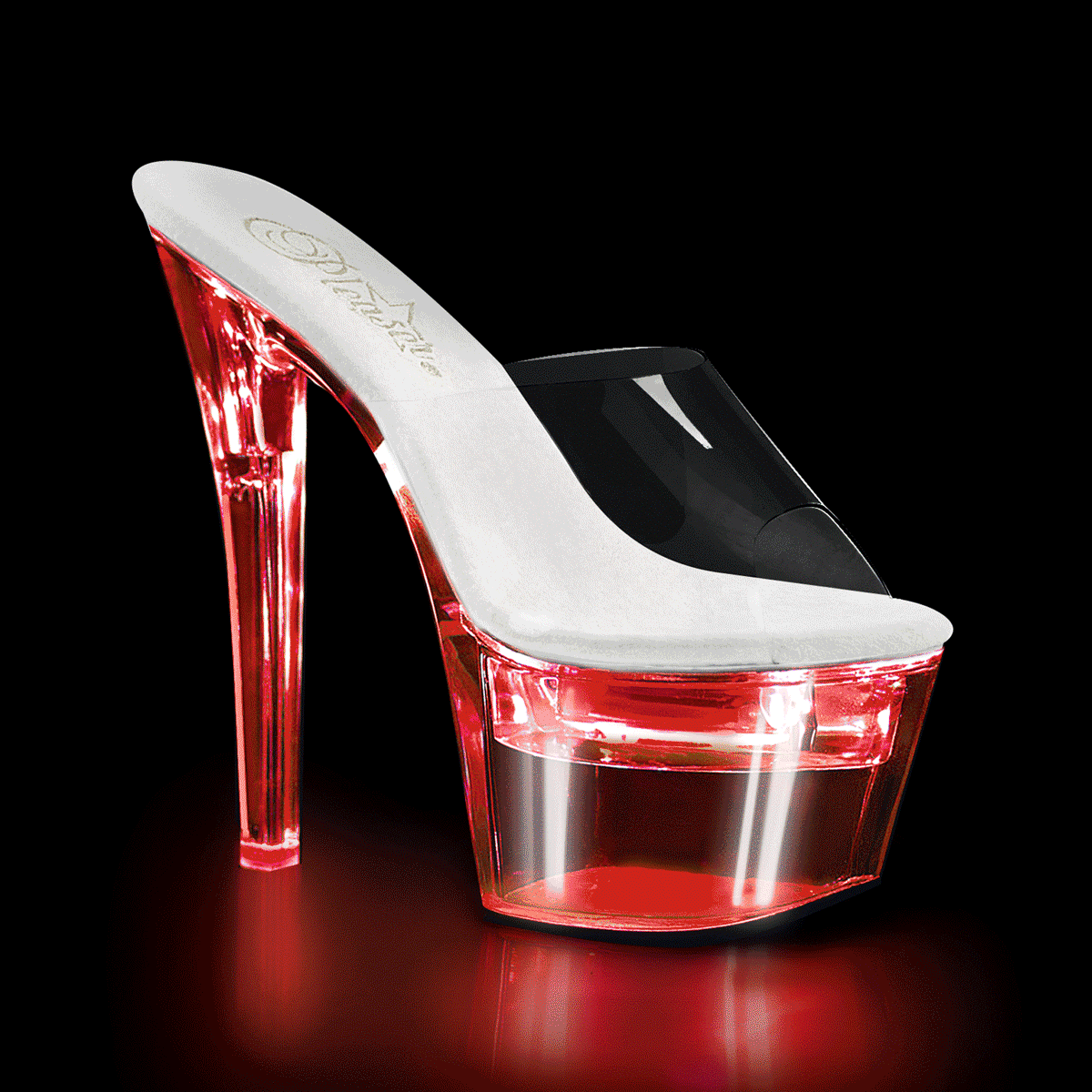 Pleaser Sandales pour femmes FLASHDANCE-701 CLR / CLR