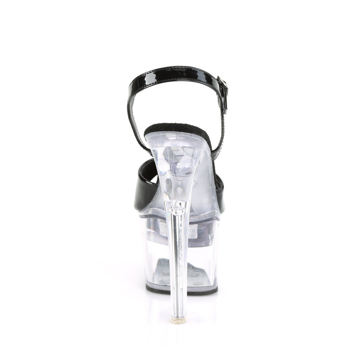 Pleaser Sandales pour femmes FLASHDANCE-709 BLK PAT / CLR