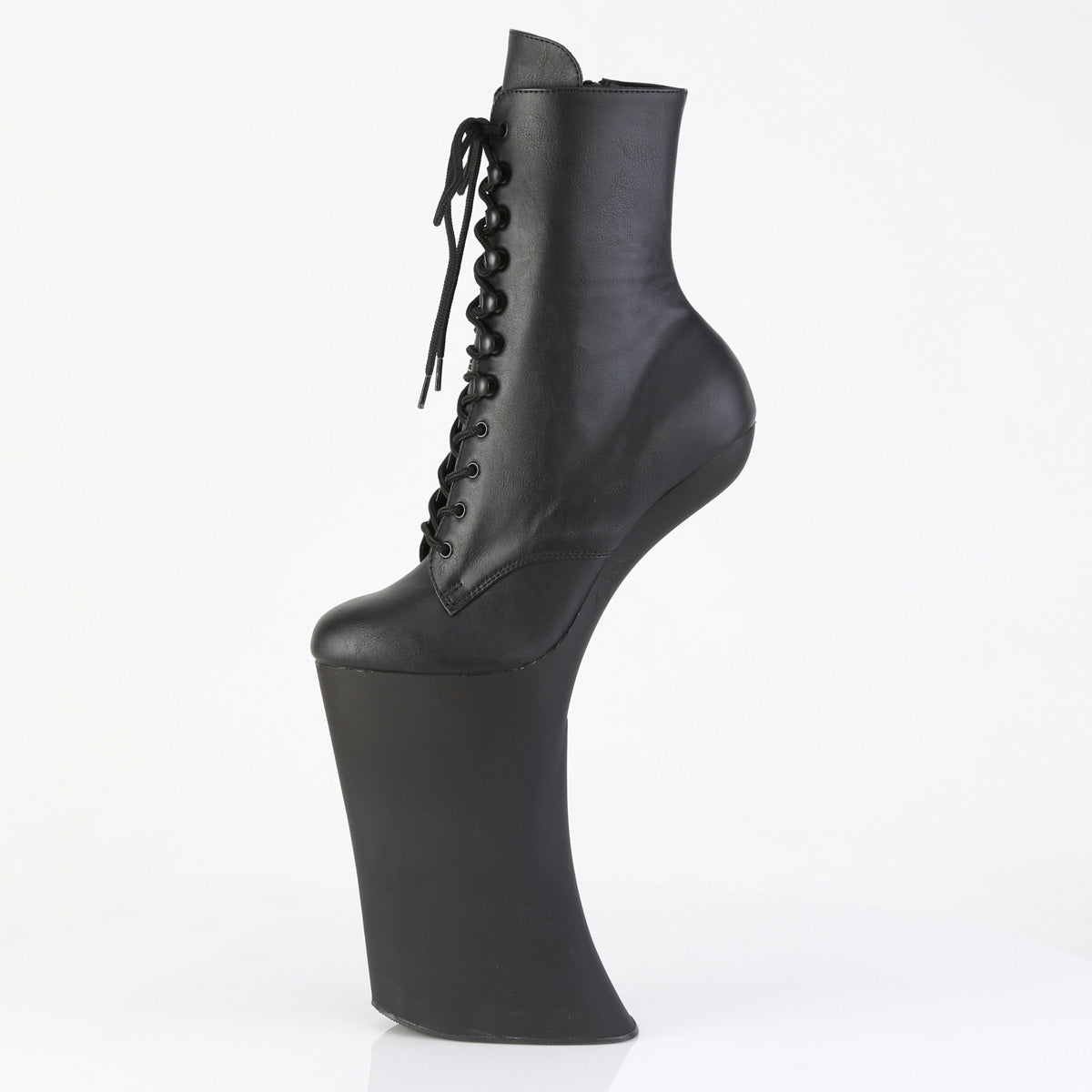 Pleaser Women's Platform Shoes FORBIDDEN-1020 Blk Faux Leather/Blk Matte