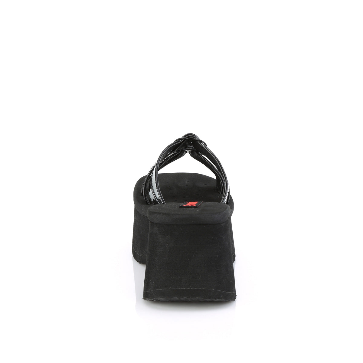 DemoniaCult Des sandales FUNN-15 blk pat