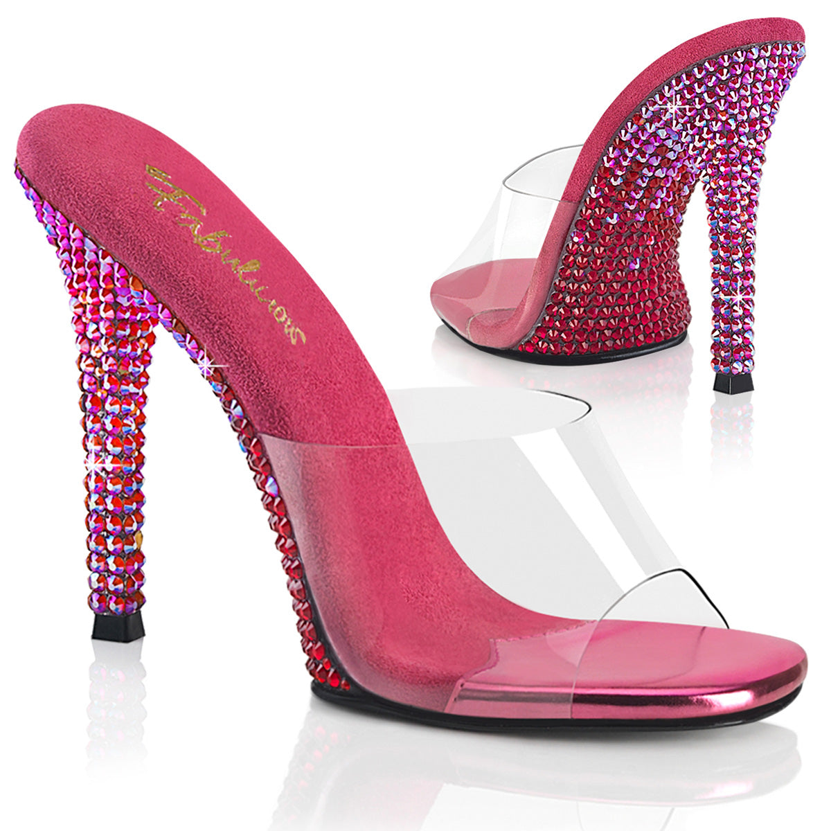 Fabulicious Women's Shoes GALA-01DMM Clr/Fuchsia Multi RS