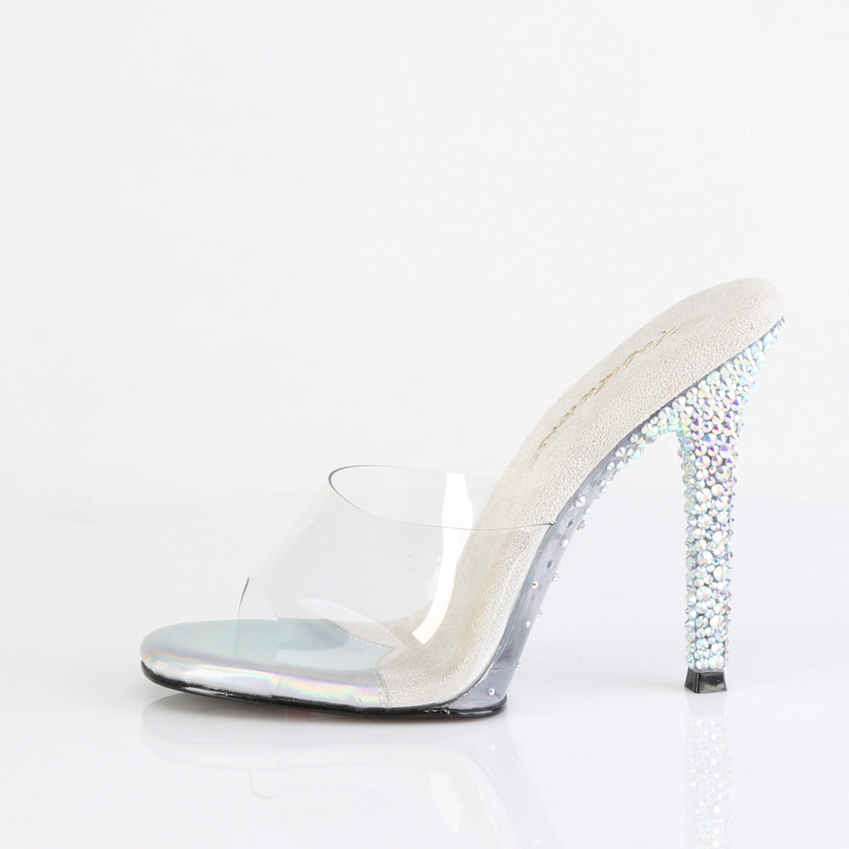 Fabulicious Women's Shoes GALA-01DSP Clr/Slv AB RS