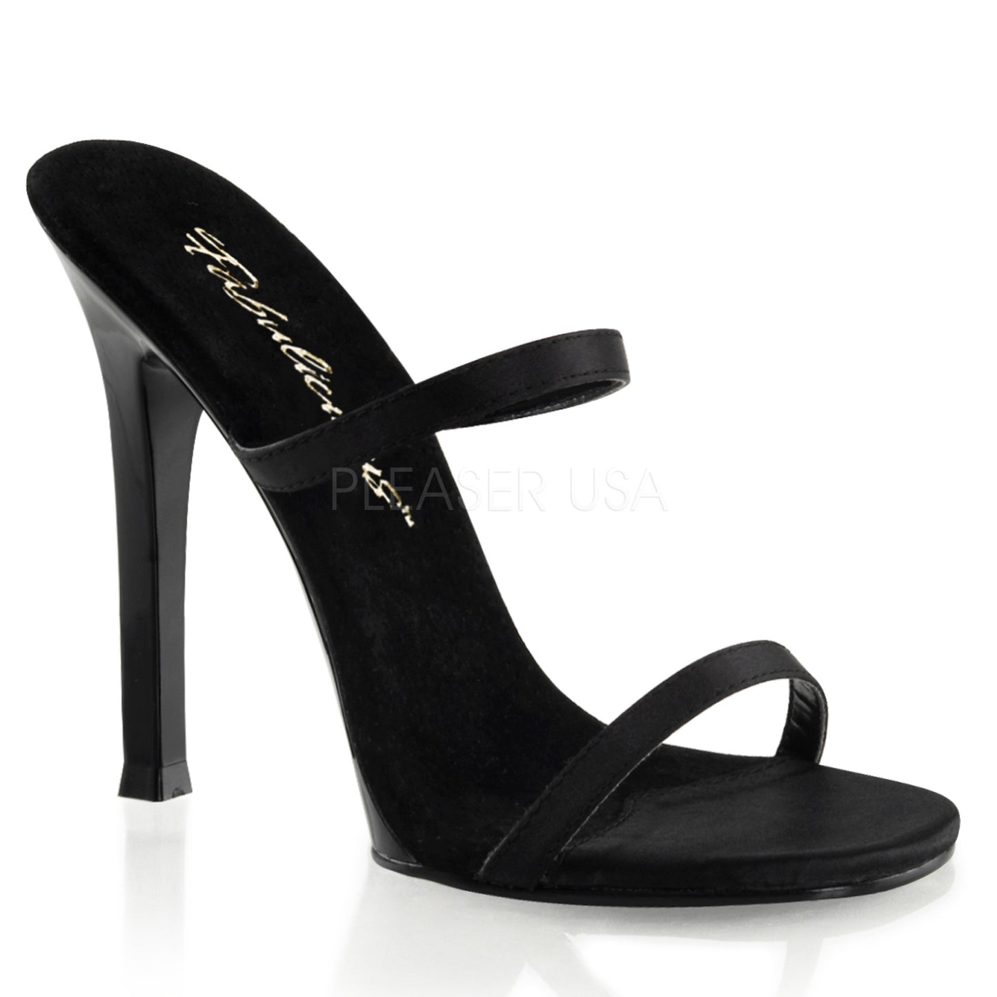 Fabulicious Sandales pour femmes GALA-02 blk satin