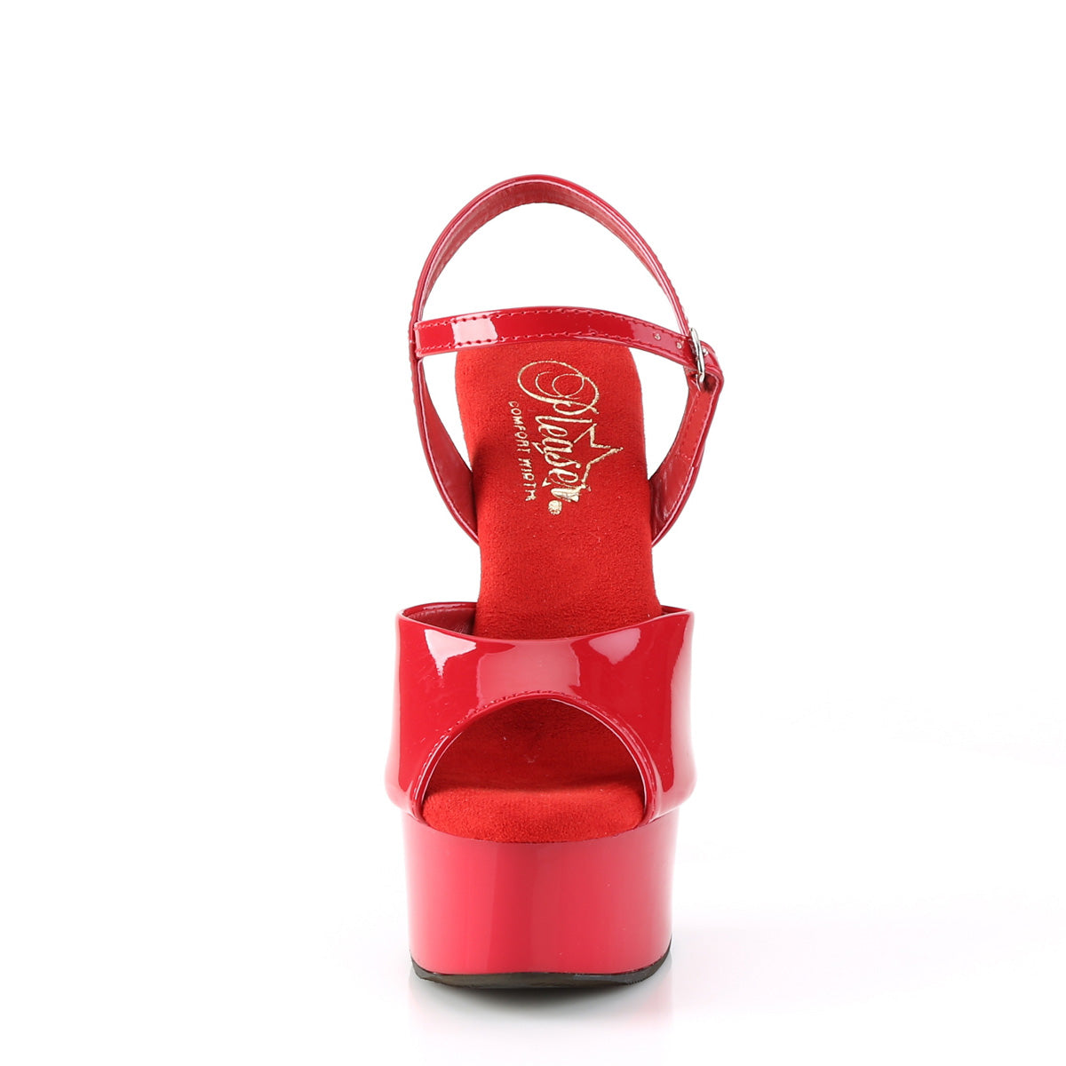 Pleaser Des sandales GLEAM-609 Pat rouge / rouge