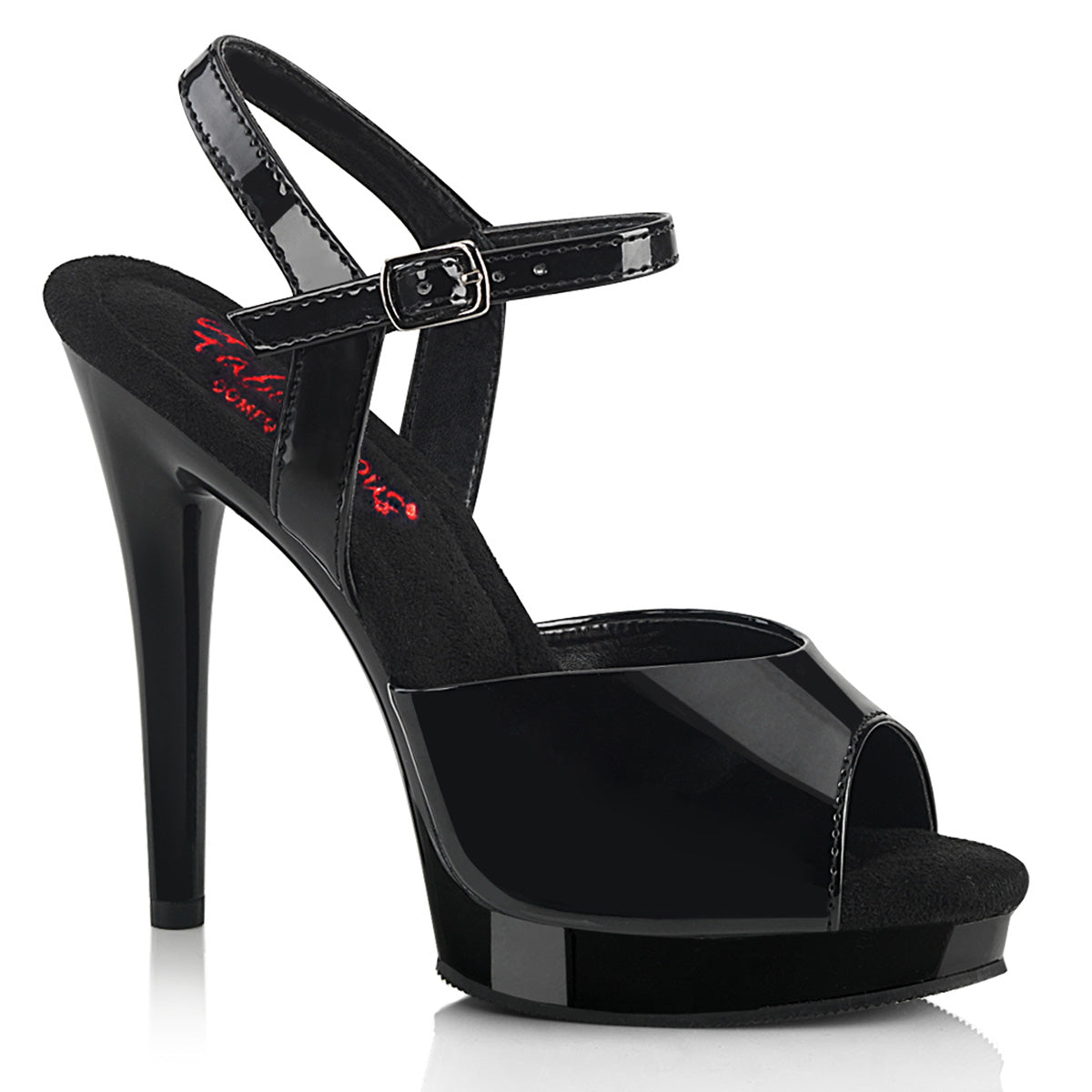 Fabulicious Des sandales GLORY-509 BLK PAT / BLK