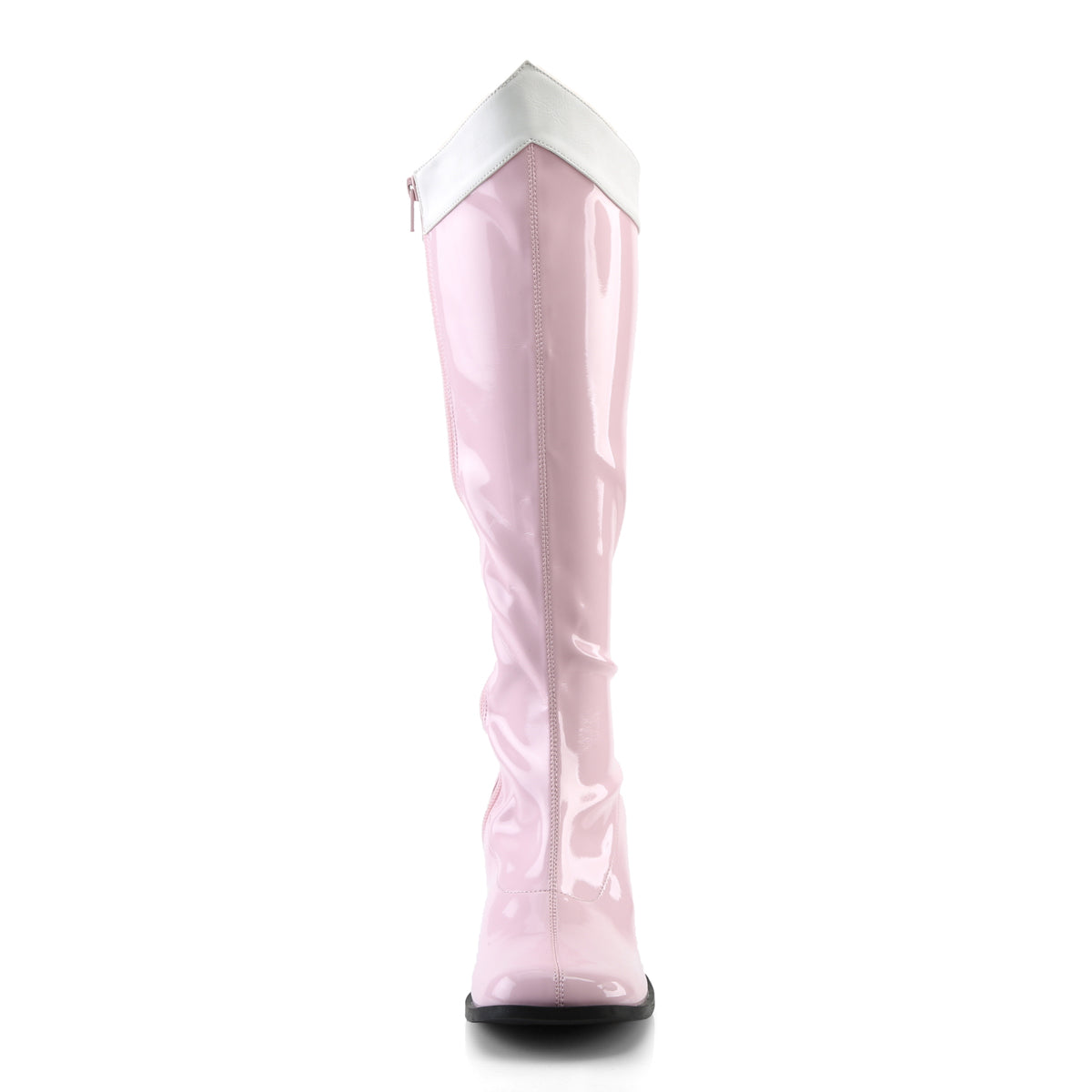 Funtasma Bottes pour femmes Gogo-306 B. Pink-wht Stretch Pat