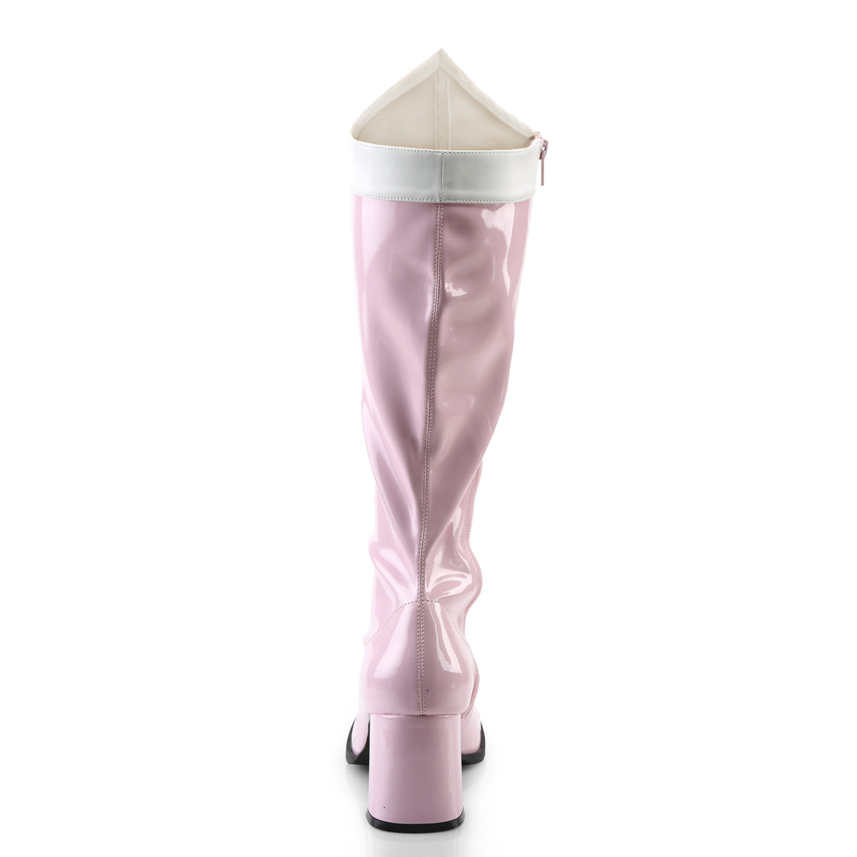 Funtasma Bottes pour femmes Gogo-306 B. Pink-wht Stretch Pat
