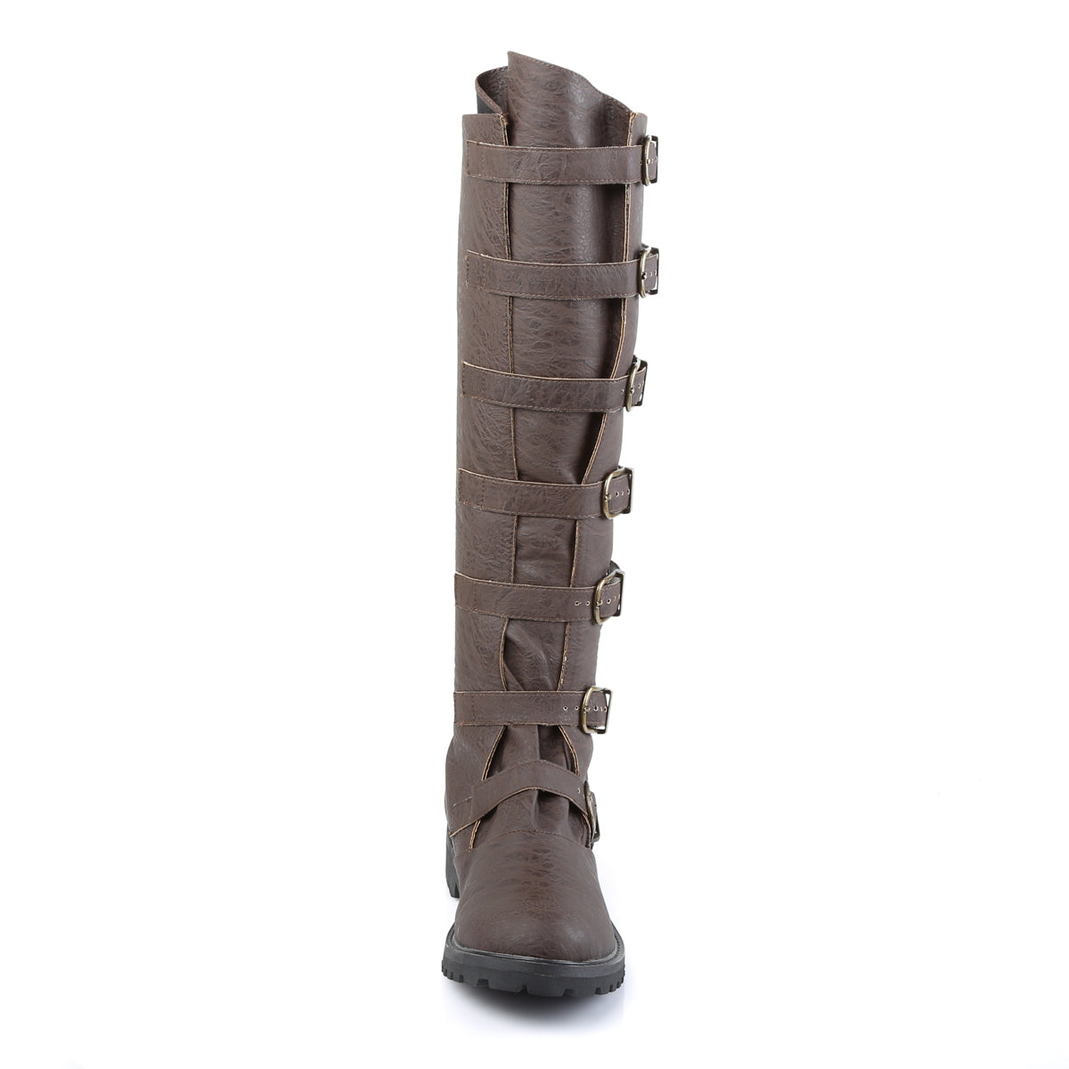 Funtasma Bottes pour hommes GOTHAM-110 PU en détresse brun