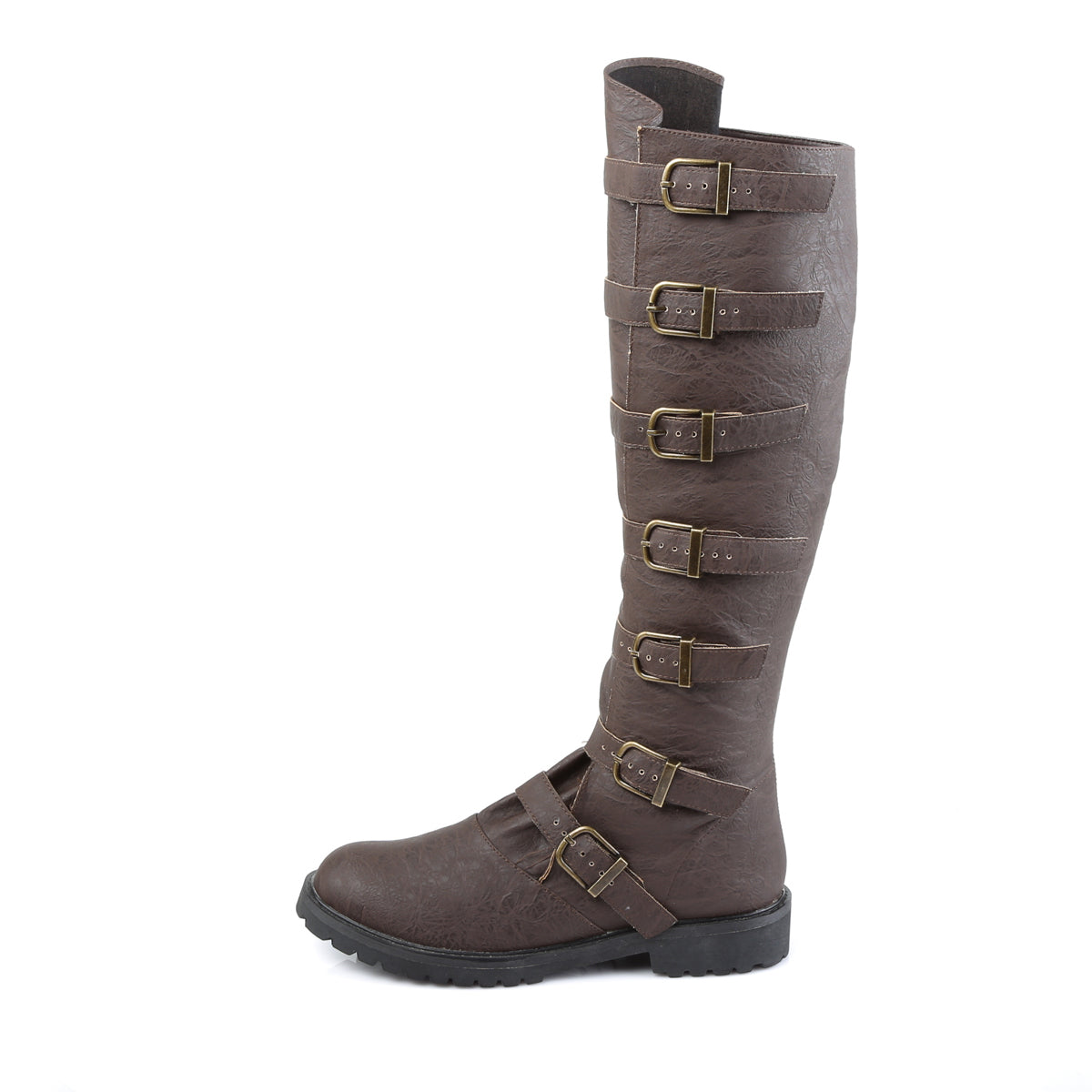 Funtasma Bottes pour hommes GOTHAM-110 PU en détresse brun