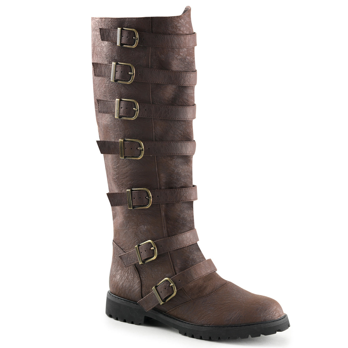 Funtasma Bottes pour hommes GOTHAM-110 PU en détresse brun