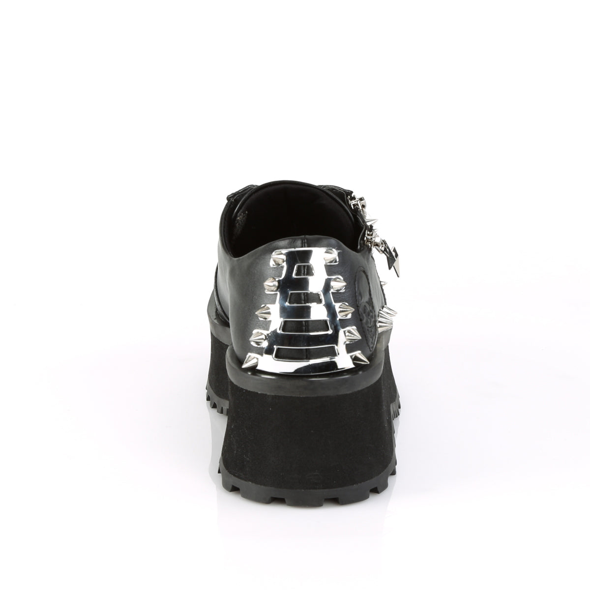 DemoniaCult Bottes pour hommes GRAVEDIGGER-04 Cuir végétalien BLK