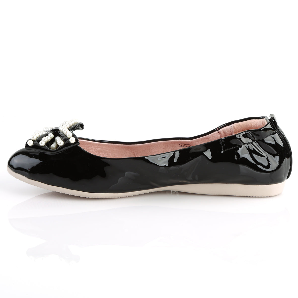 Pin Up Couture Pompes pour femmes IVY-09 blk pat