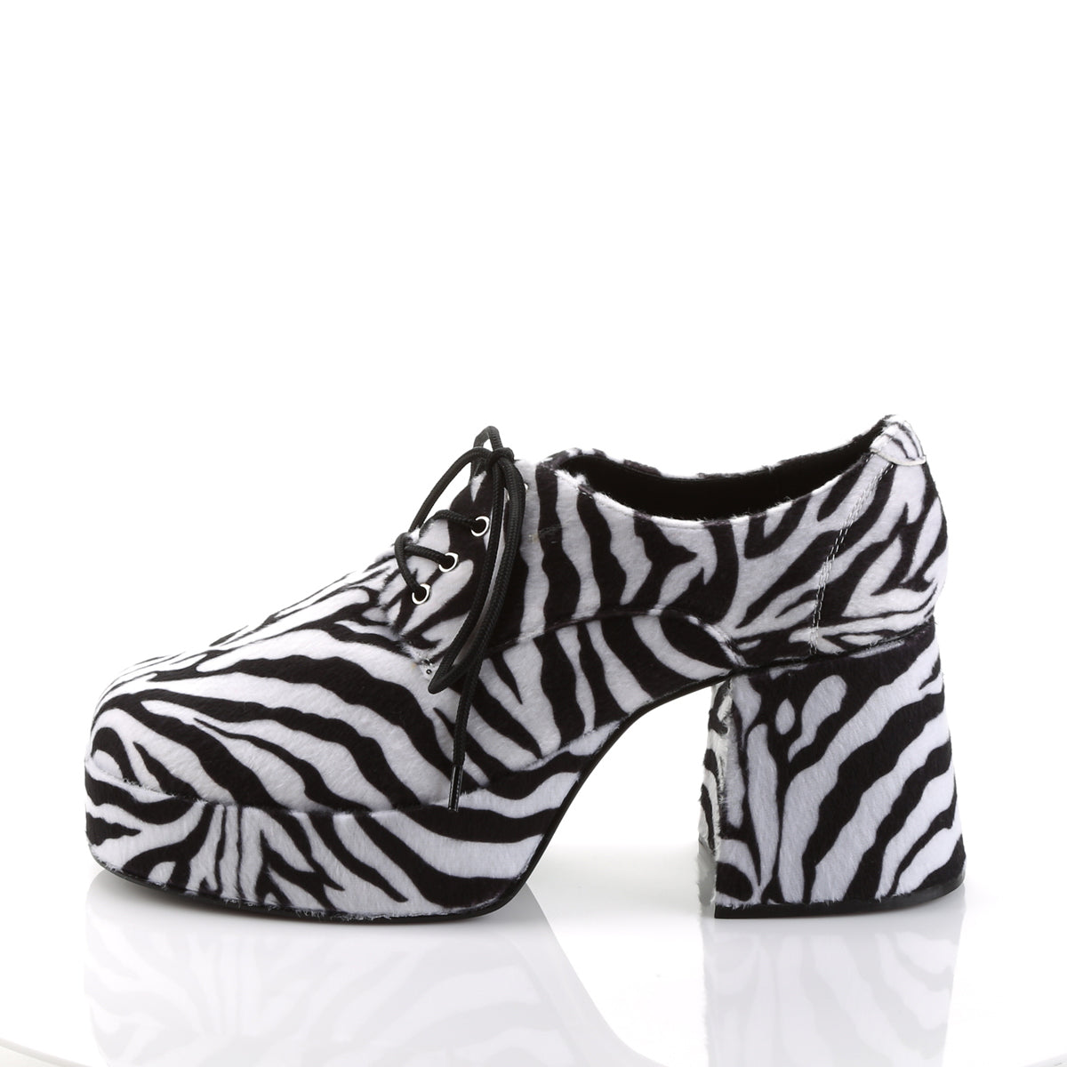 Funtasma Chaussure basse pour hommes JAZZ-02 fourrure de zèbre
