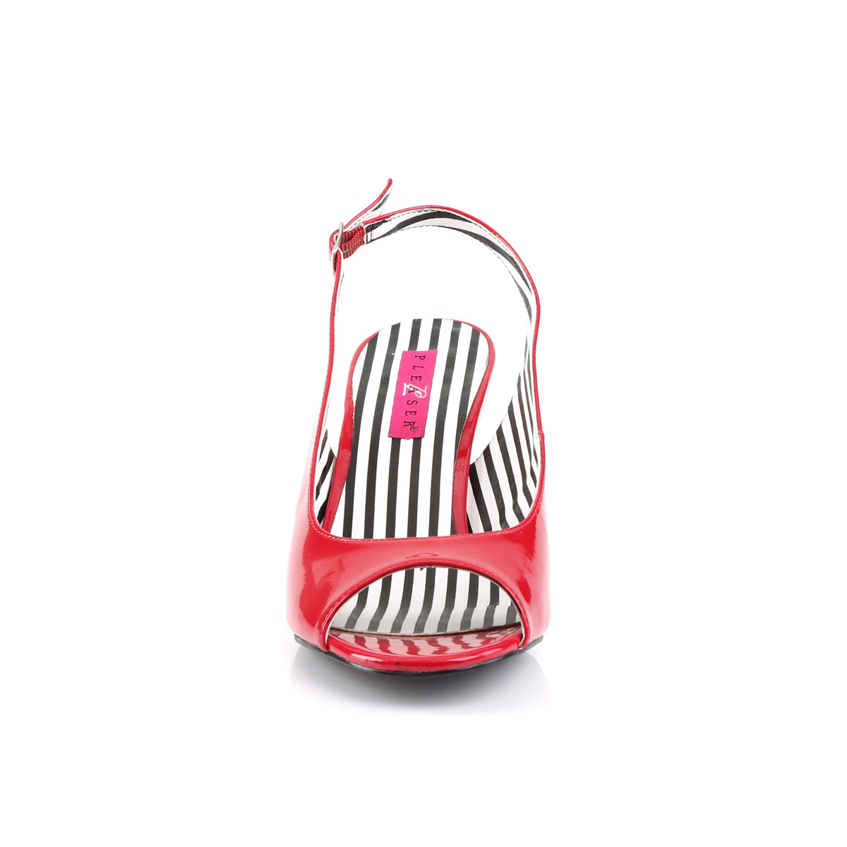 Pleaser Pink Label Pompes pour femmes JENNA-02 tape rouge