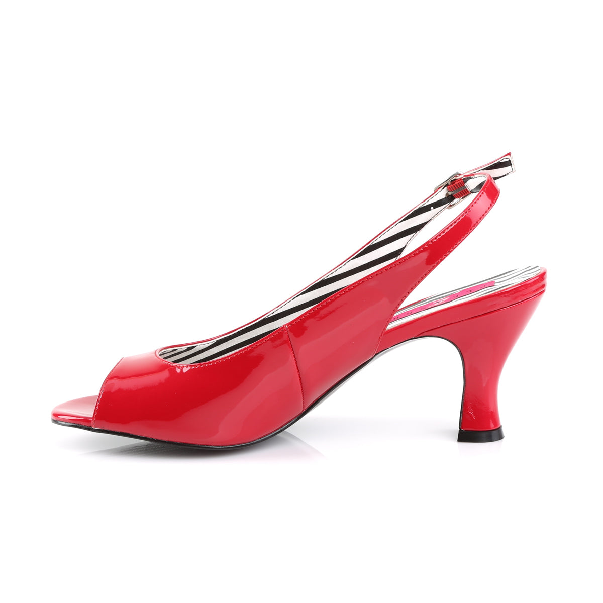 Pleaser Pink Label Pompes pour femmes JENNA-02 tape rouge