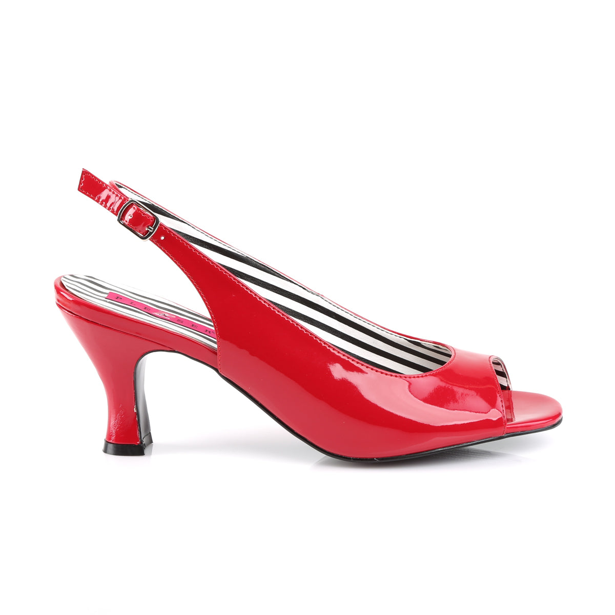 Pleaser Pink Label Pompes pour femmes JENNA-02 tape rouge