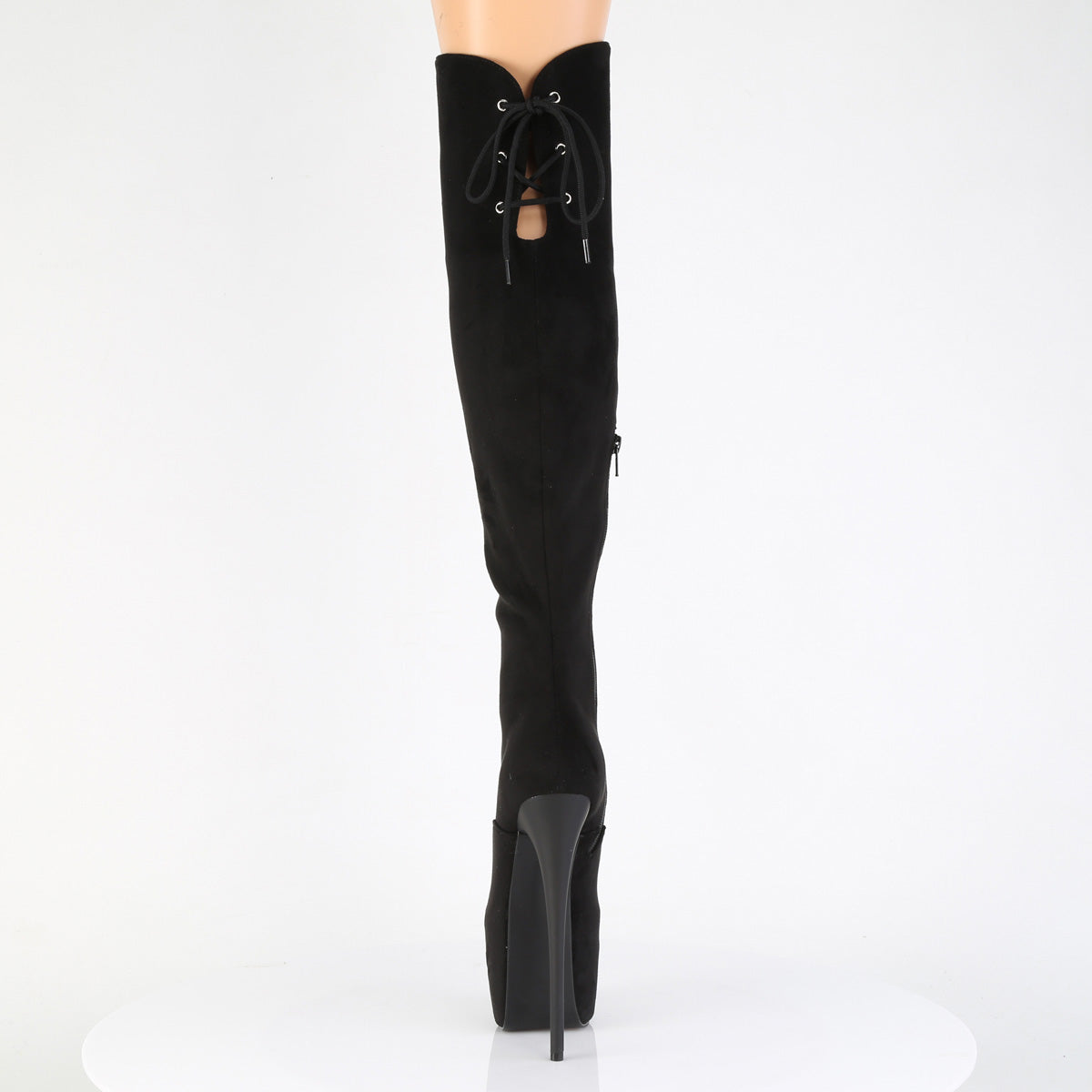 Pleaser Women's Platform Shoes JUBILANT-3012FS Blk Faux Suede
