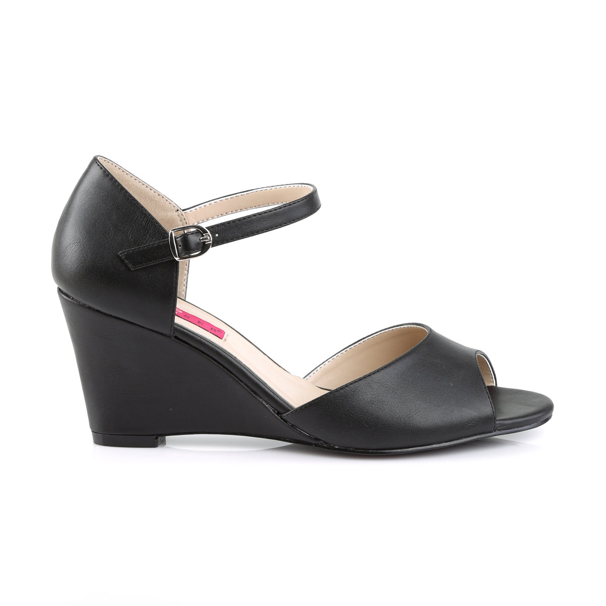 Pleaser Pink Label Pompes pour femmes KIMBERLY-05 Cuir Faux Blk
