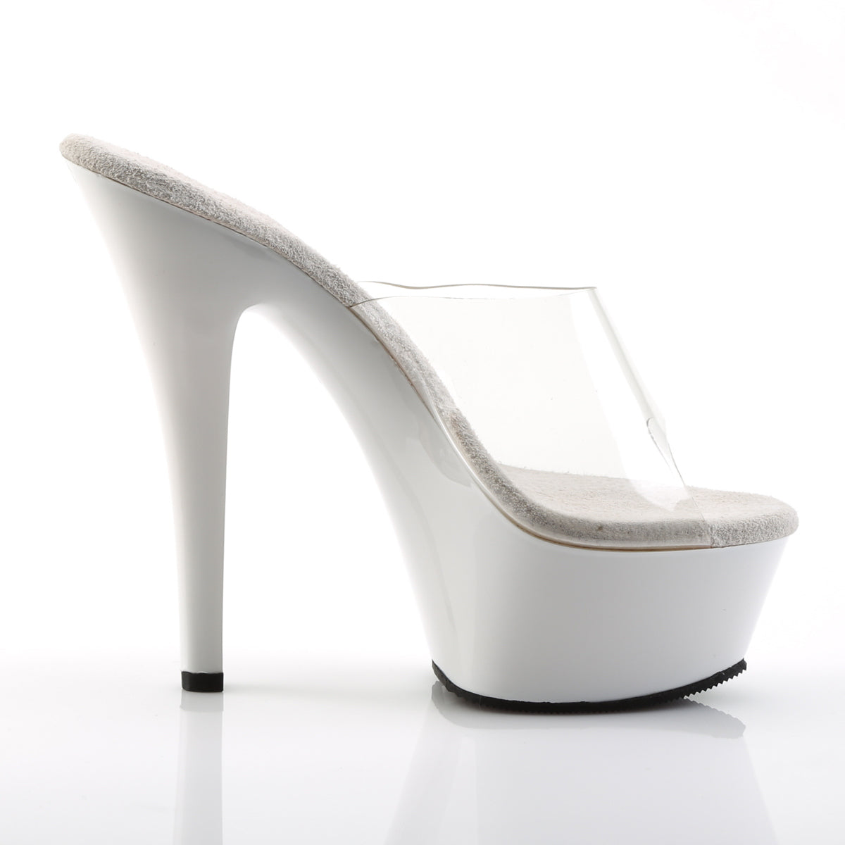 Pleaser Sandales pour femmes KISS-201 clr / wht
