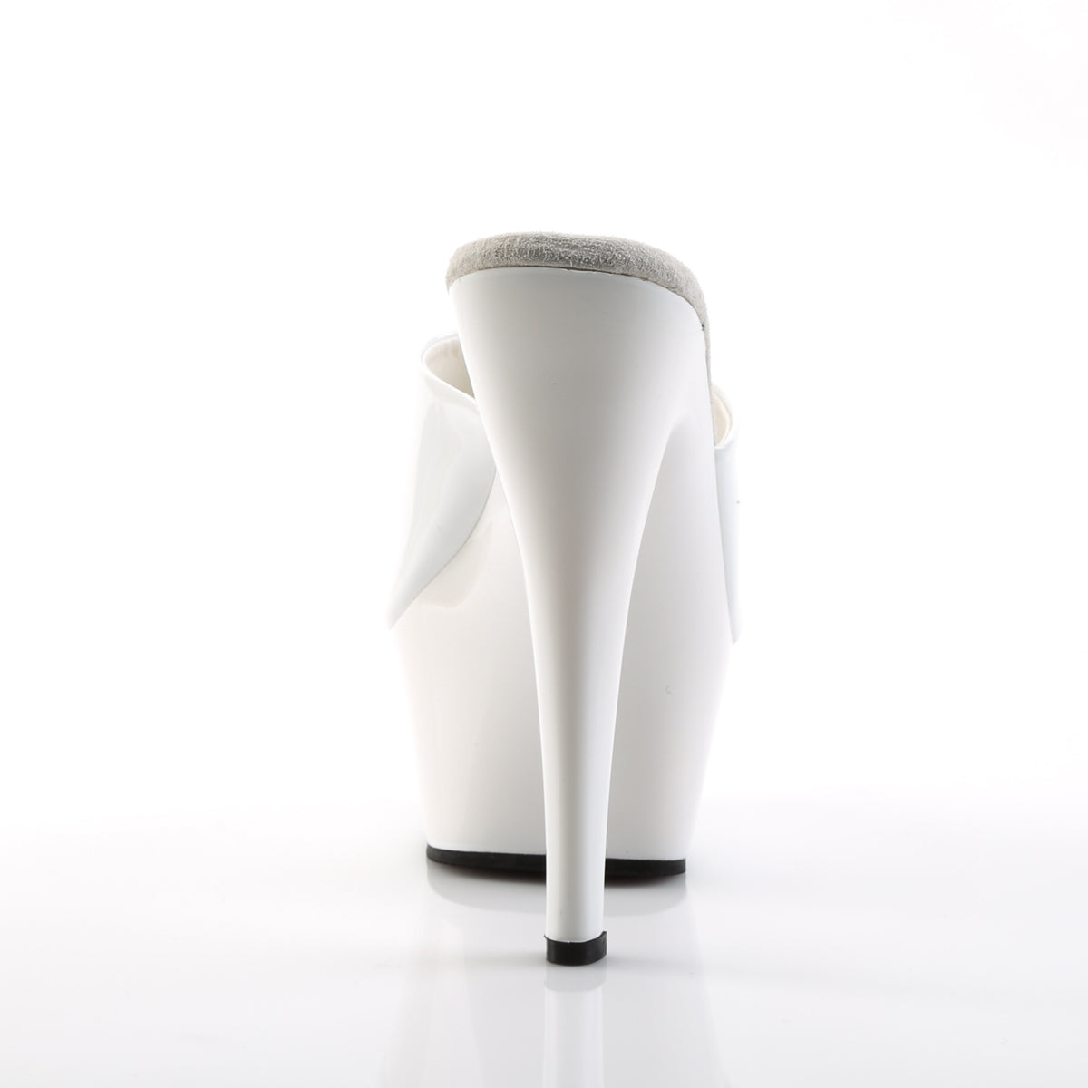 Pleaser Sandales pour femmes KISS-201 wht pat / wht