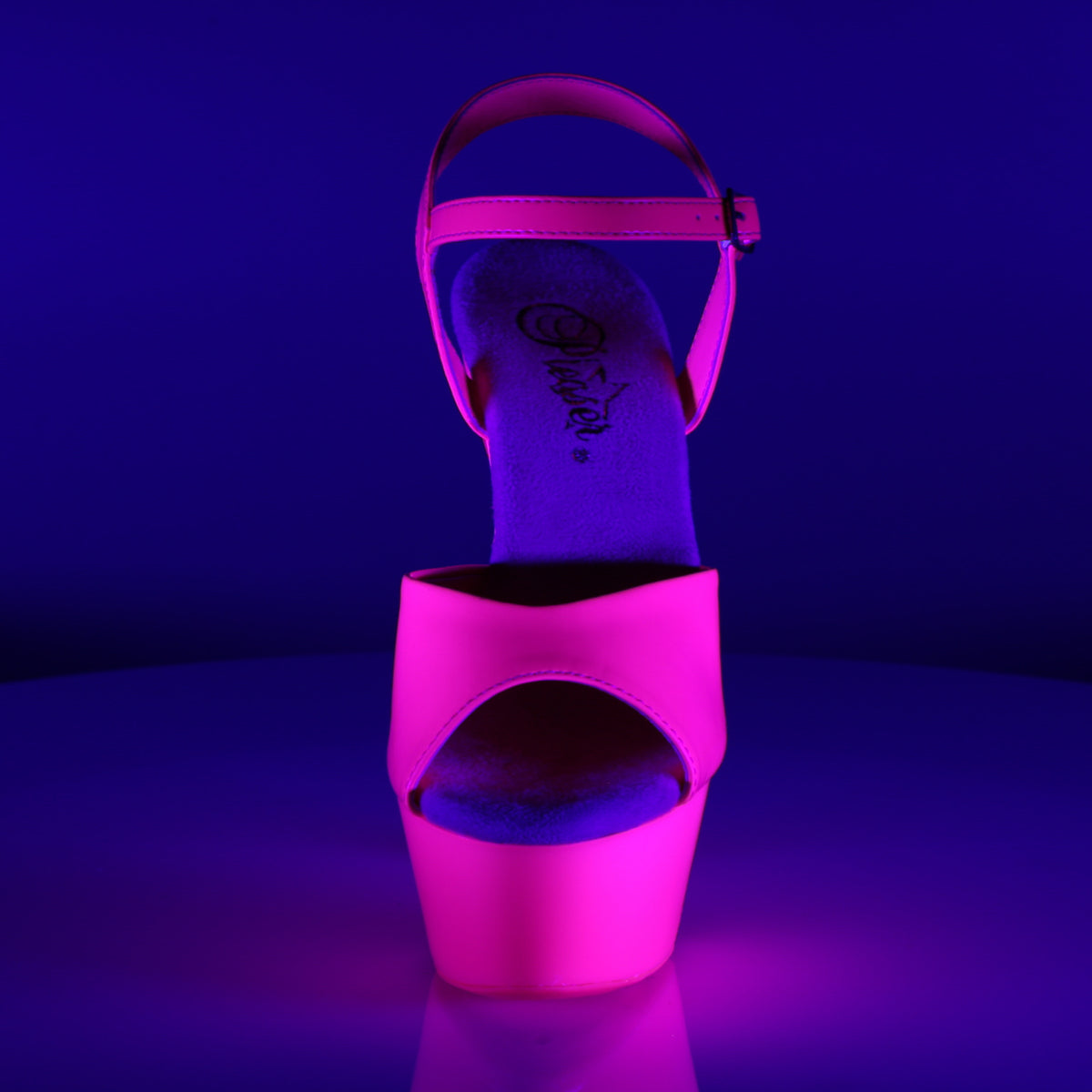 Pleaser Sandales pour femmes KISS-209udu néon H. rose / h. Rose