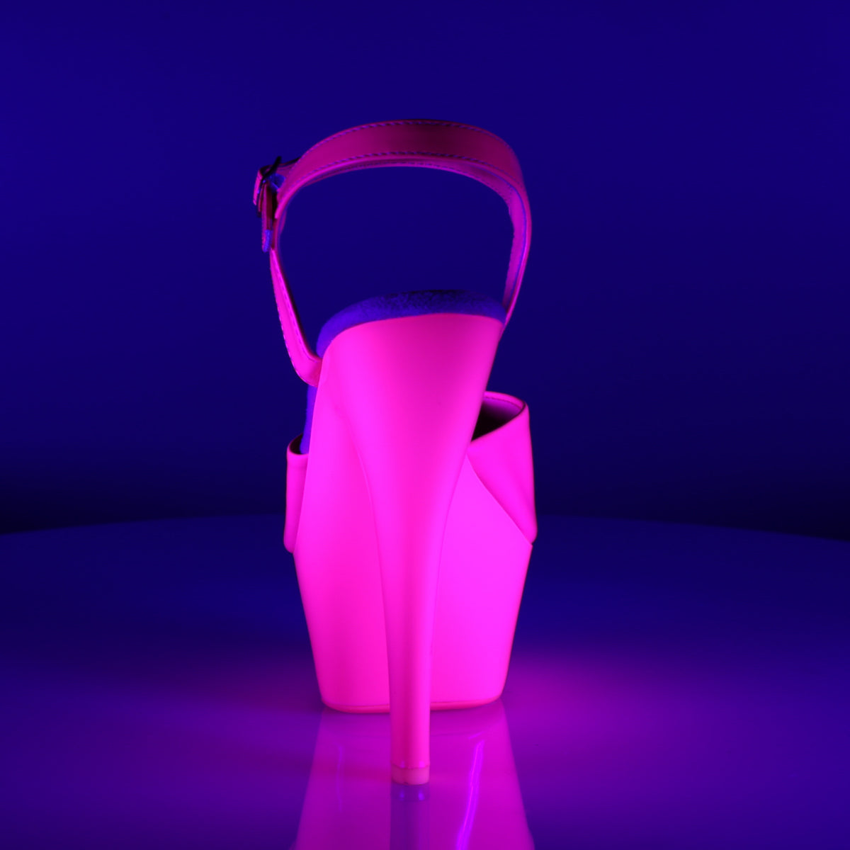 Pleaser Sandales pour femmes KISS-209udu néon H. rose / h. Rose