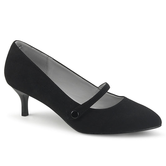 Pleaser Pink Label Pompes pour femmes Kitten-03 blk nubuck