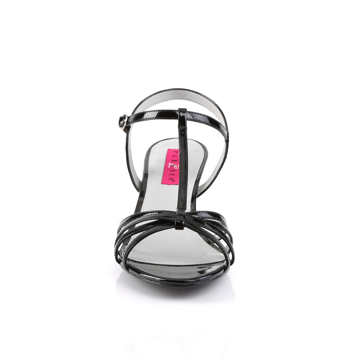 Pleaser Pink Label Pompes pour femmes Kitten-06 BLK PAT