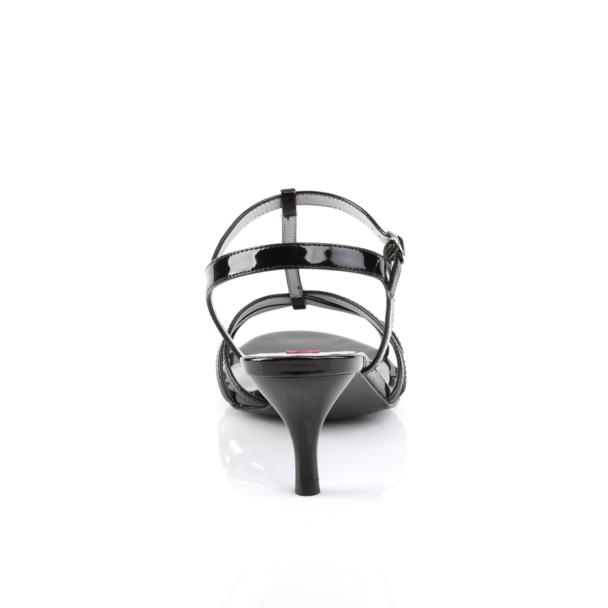 Pleaser Pink Label Pompes pour femmes Kitten-06 BLK PAT