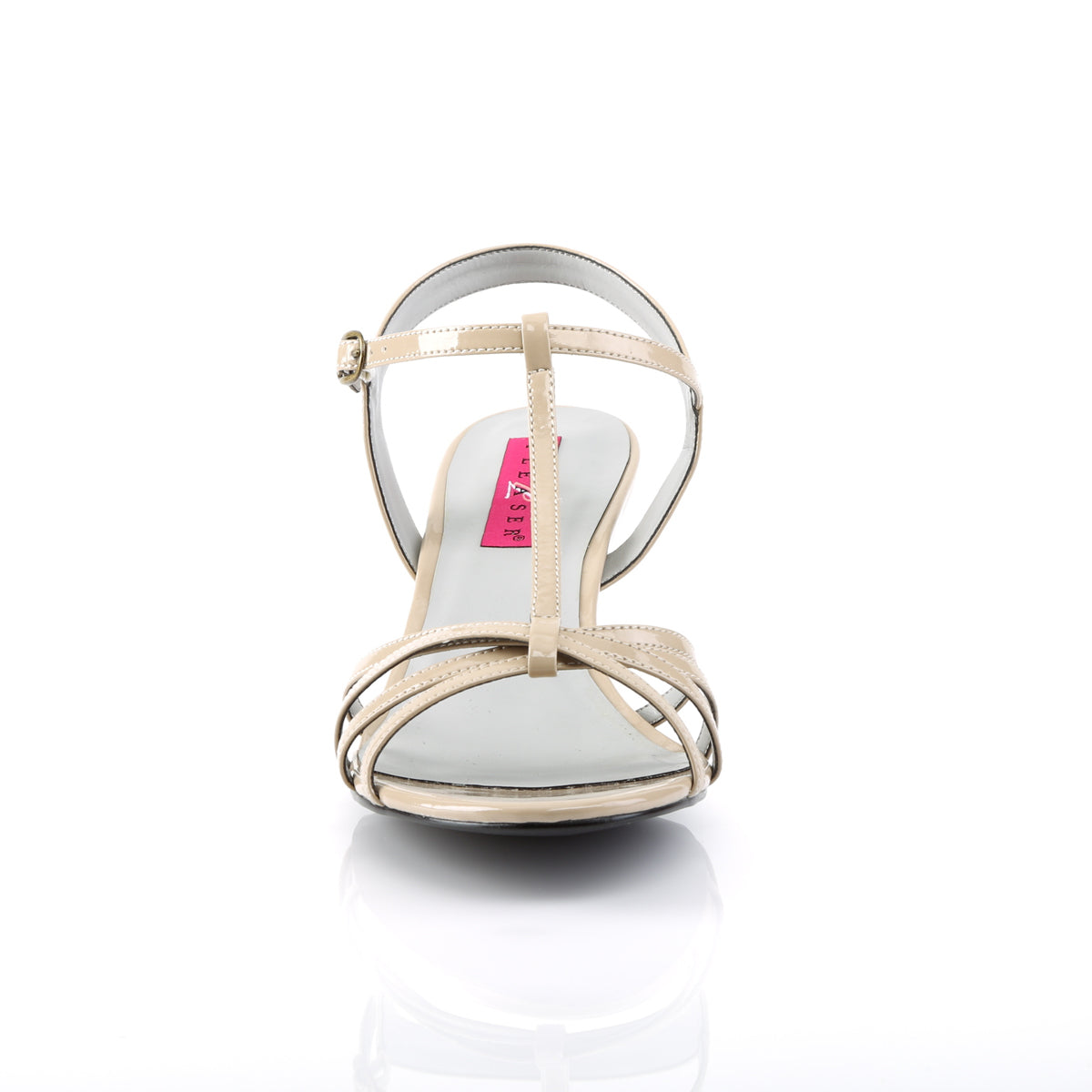 Pleaser Pink Label Pompes pour femmes Kitten-06 patème crème
