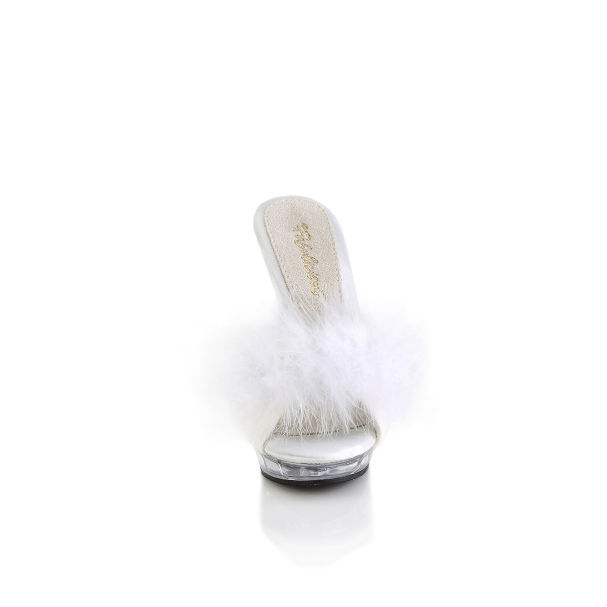 Fabulicious Sandales pour femmes LIP-101-8 QUE SATIN-FUR / CLR