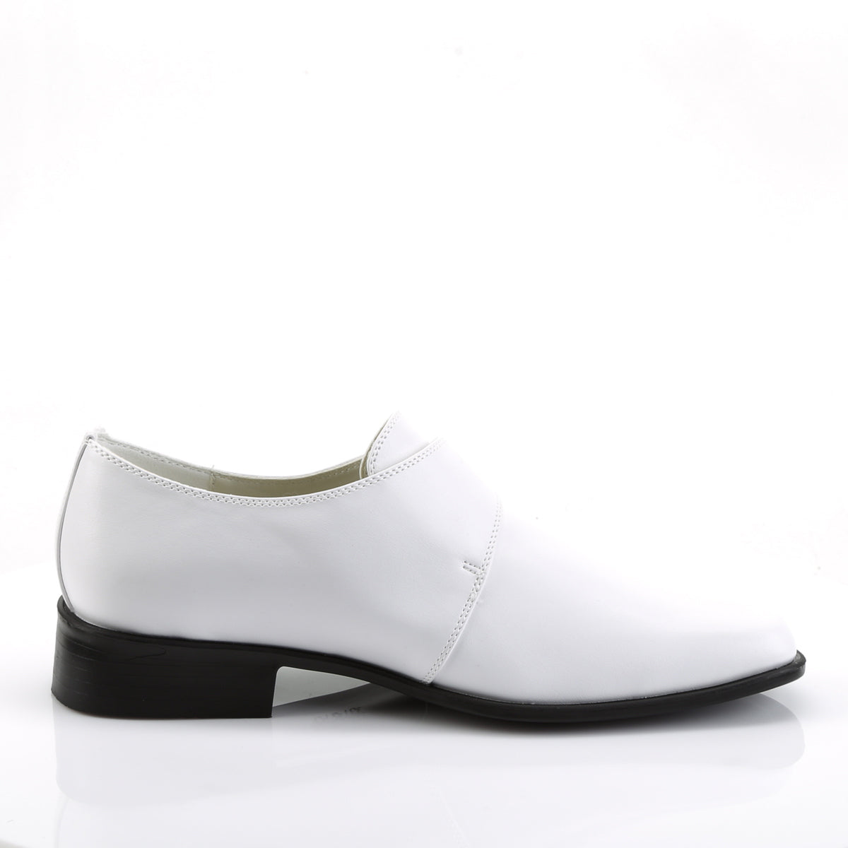 Funtasma Chaussure basse pour hommes Loafer-12 WHT PU