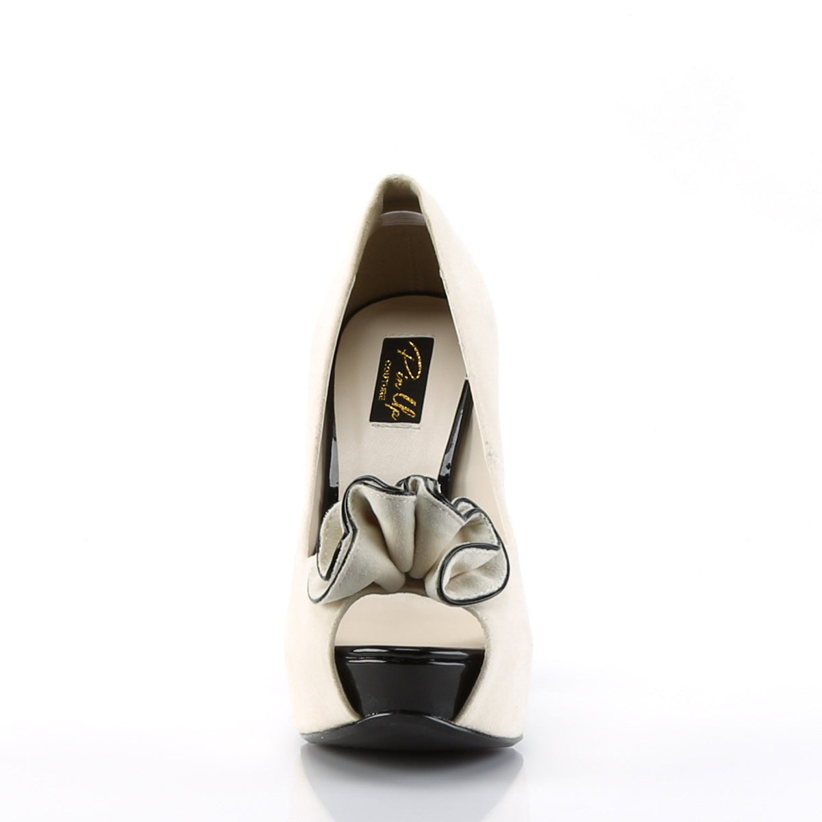 Pin Up Couture Pompes pour femmes LOLITA-10 en daim beige PU