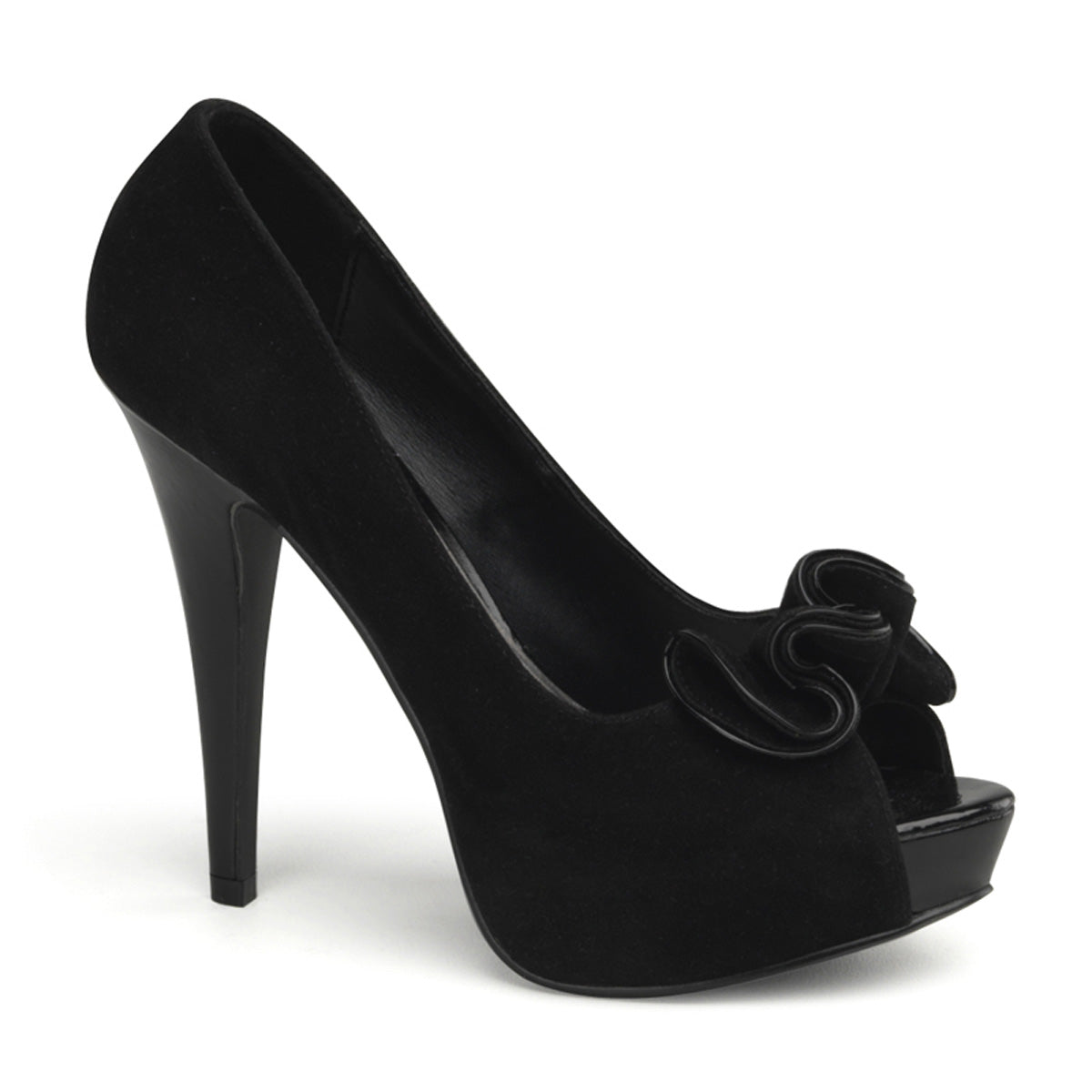 Pin Up Couture Pompes pour femmes LOLITA-10 BLK SUDE PU