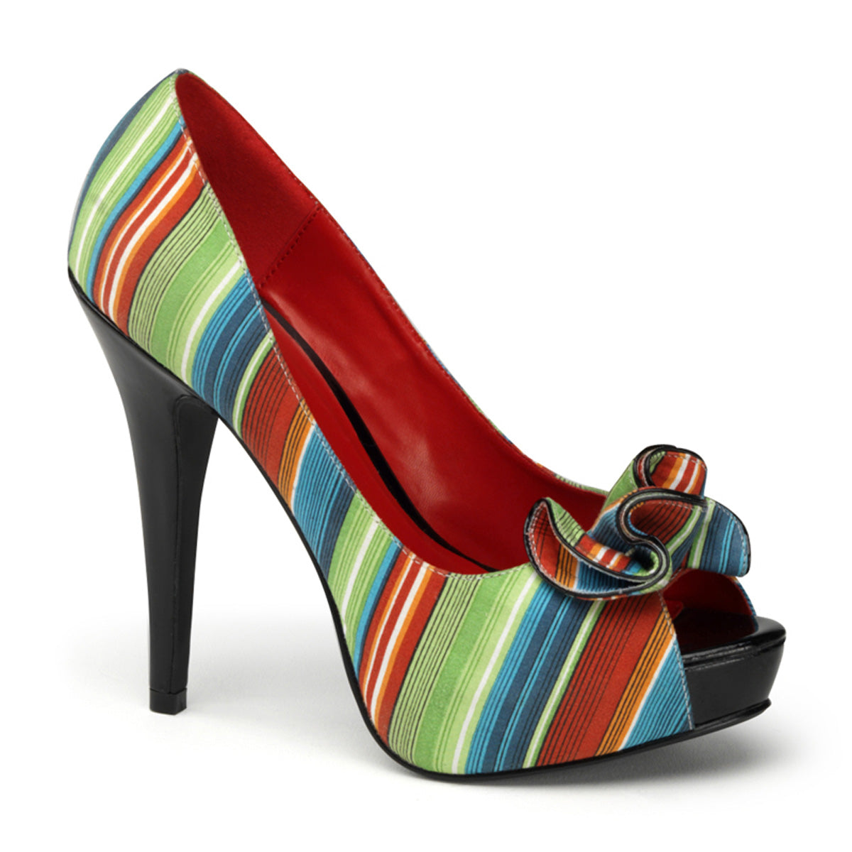 Pin Up Couture Pompes pour femmes LOLITA-12 Tissu d'impression Serape