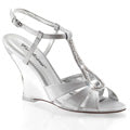 Fabulicious Sandales féminines LOVELY-420 SLV Satin / CLR