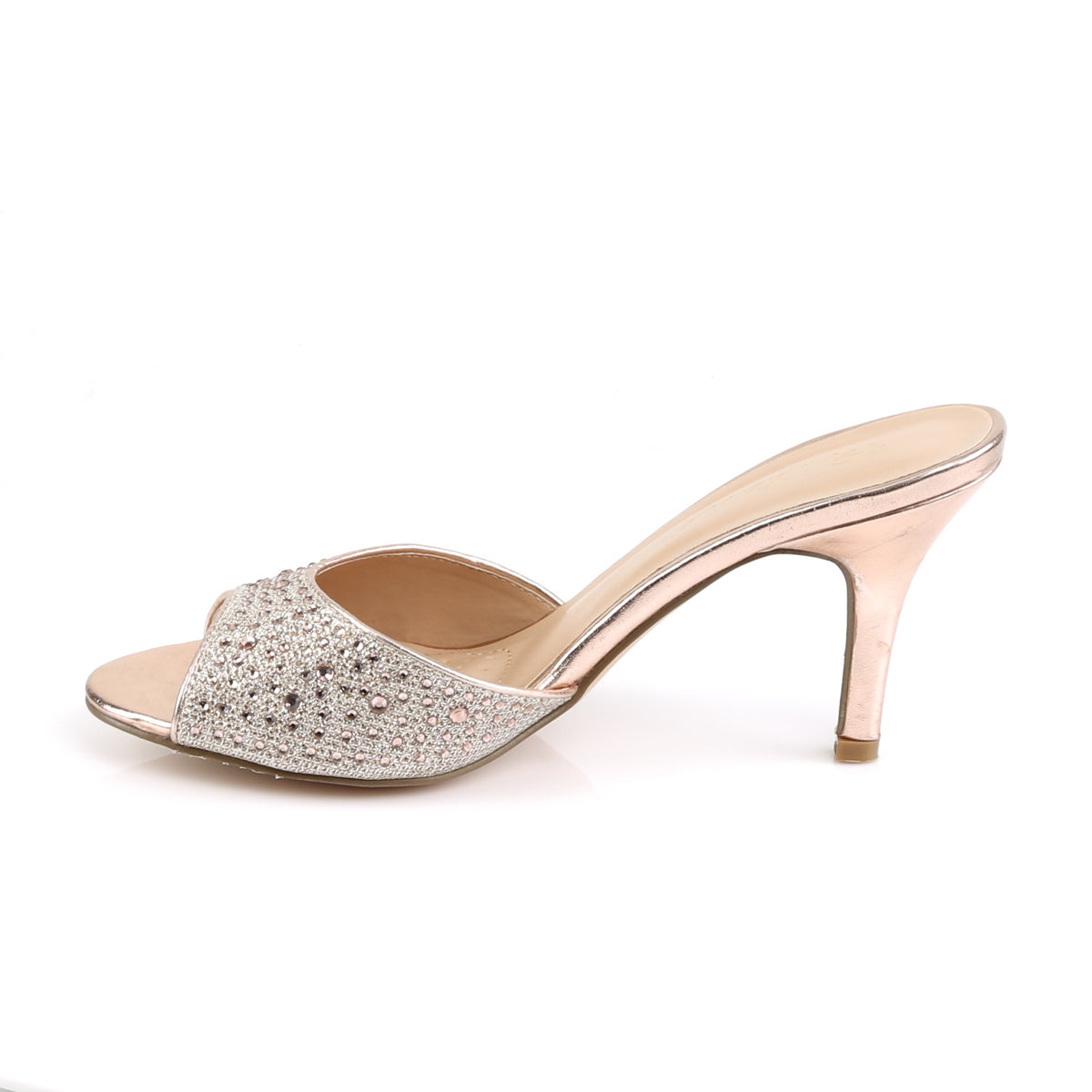 Fabulicious Pompes pour femmes LUCYTissu de maille de paillettes d'or -01