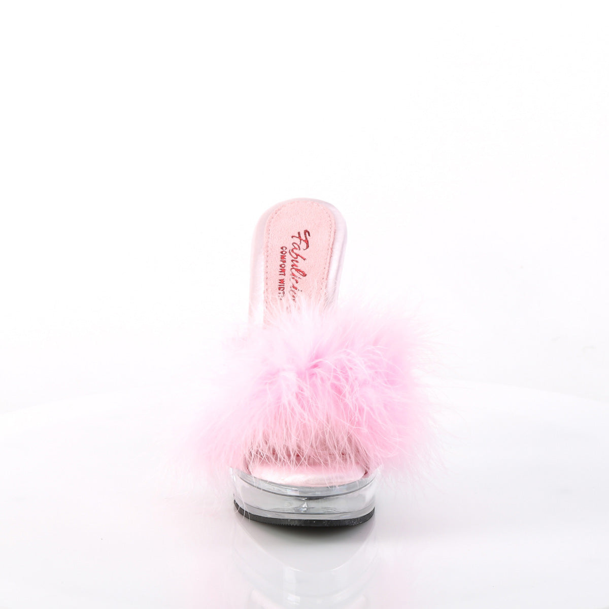 Fabulicious Des sandales MAJESTY-501F-8 B. FAUX FAUX ROSE FUR / CLR