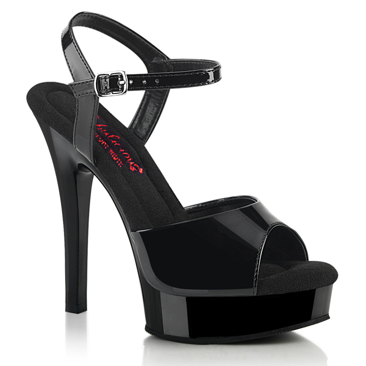 Fabulicious Des sandales MAJESTY-509 BLK PAT / BLK