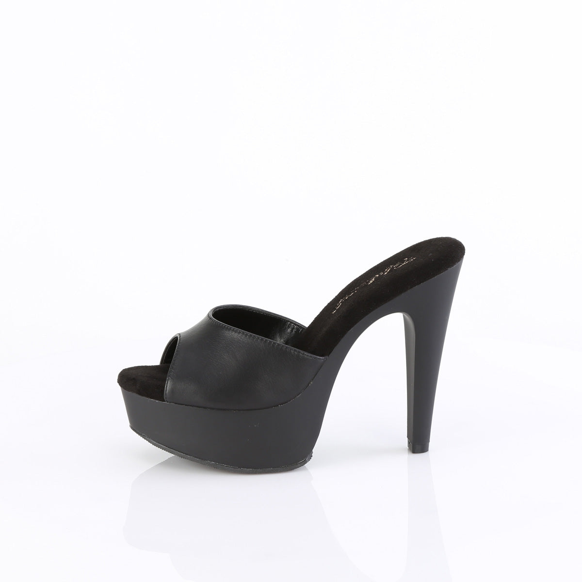 Fabulicious Women's Shoes MARTINI-501 Blk Faux Leather/Blk Matte