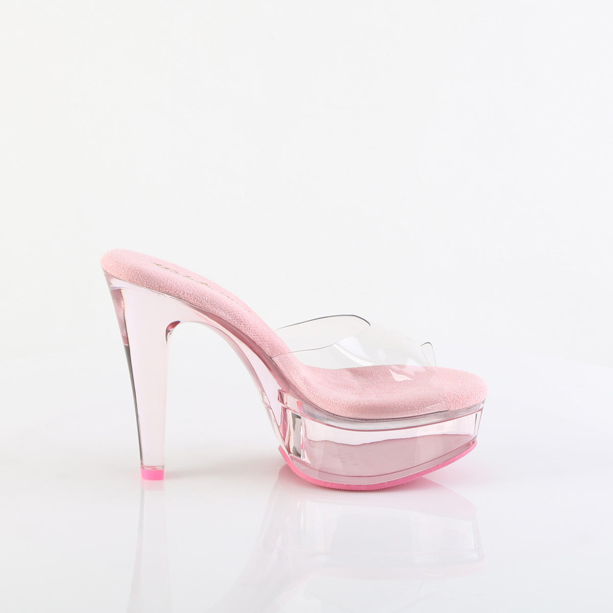 Fabulicious Women's Shoes MARTINI-501 Clr-B. Pink/B. Pink Tinted