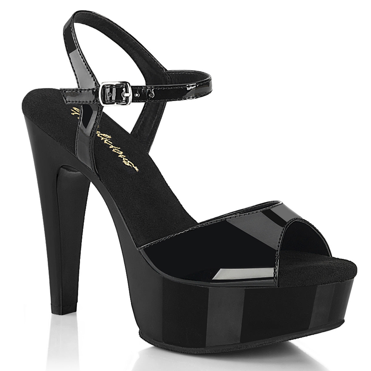 Fabulicious Women's Shoes MARTINI-509 Blk Pat/Blk