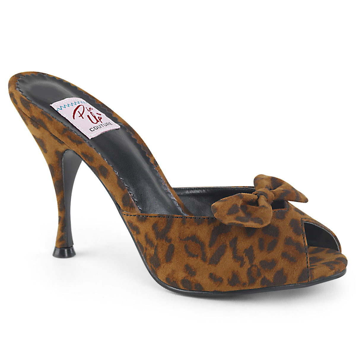 Pin Up Couture Pompes pour femmes MONROE-08 Tissu d'impression léopard